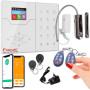 Alarme sans-fil pour garage, connectée 4G GSM, protège garages et sous-sols.