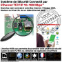 Pack alarme maison connecté avec accessoires sans fil et fréquence 433 MHz.
