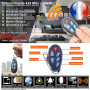 Télécommande et badge RFID pour contrôler votre alarme maison connectée 4G.