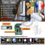 Détecteur d'ouverture MD-211R - protection sans fil pour portes et fenêtres.