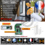 Mini PACK d'Alarme DVR, alarme sans abonnement pour commerces et habitations.