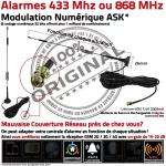 Alarme sans abonnement pour maison ou appartement - Contrôle à distance 4G